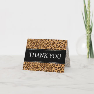 Leopard Print/Natural/Dankeschön Karten