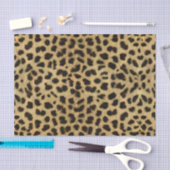Leopard Print Natural Seidenpapier (Handwerk)