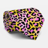 Leopard Print Neck Tie Krawatte (Gerollt)
