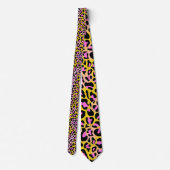Leopard Print Neck Tie Krawatte (Rückseite)