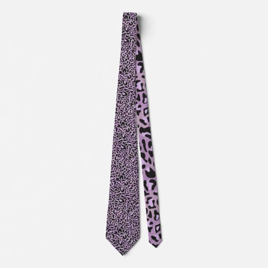 Leopard Print Neck Tie Krawatte (Vorderseite)