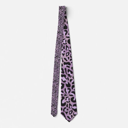 Leopard Print Neck Tie Krawatte (Rückseite)