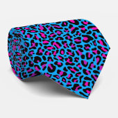 Leopard Print Neck Tie Krawatte (Gerollt)