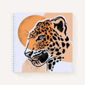 Leopard Print Notebook - Animal Print Journal Notizblock (Vorderseite)