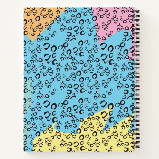 Leopard Print Notebook Notizblock (Rückseite)
