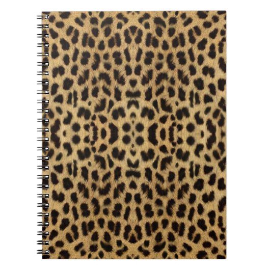 Leopard Print Notebook Notizblock (Vorderseite)