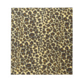 Leopard Print Notepad Notizblock (Vorderseite)