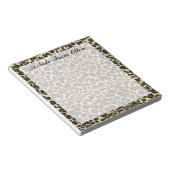 Leopard Print Notizblock (angewinkelt)