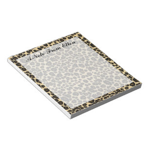 Leopard Print Notizblock