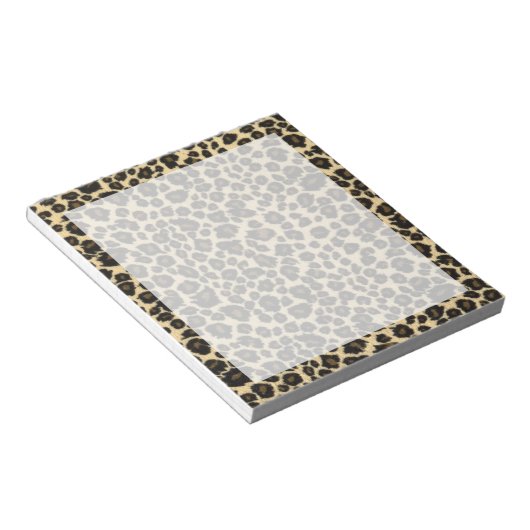 Leopard Print Notizblock (angewinkelt)