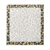 Leopard Print Notizblock (Vorderseite)
