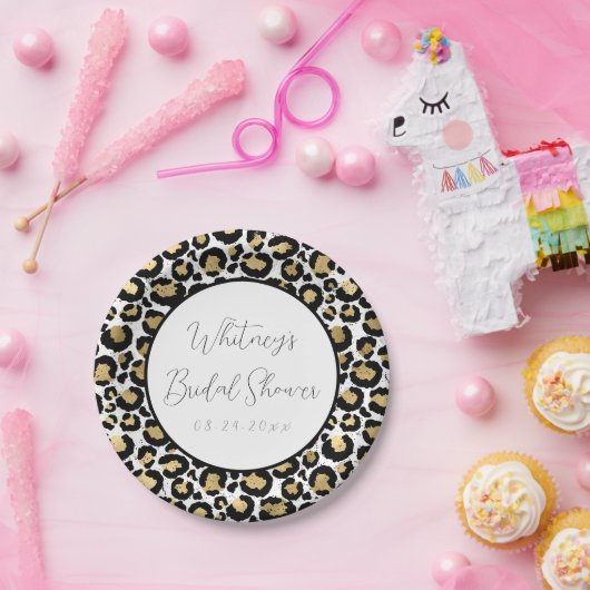 Leopard Print Paper Teller Personalisiert - Cheeta (Party)