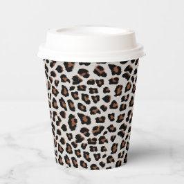 Leopard Print Pappbecher