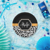Leopard Print Pappteller (Party)