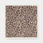 Leopard Print Party Paper Dinner Napkins Tableware Serviette (Vorderseite)