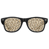 Leopard Print Party Shades Sonnenbrille (Vorderseite)