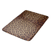 Leopard Print Pattern Badematte (Schrägansicht)