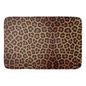 Leopard Print Pattern Badematte (Vorderseite)