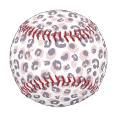 Leopard Print Pattern Baseball (Rückseite)