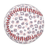 Leopard Print Pattern Baseball (Vorderseite Links)