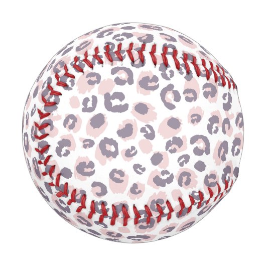 Leopard Print Pattern Baseball (Vorderseite Links)