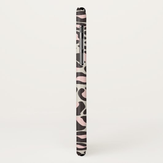 Leopard Print Pattern Dschungel Pink Case-Mate iPhone Hülle (Hinten/Links)