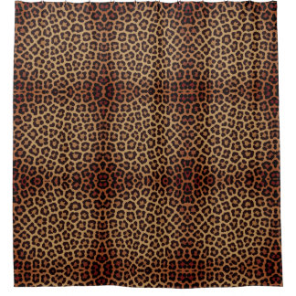 Leopard Print Pattern Duschvorhang