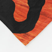 Leopard Print Pattern Fleece Blanket (Ecke)