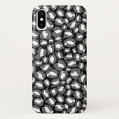 Leopard Print Pattern Jungle monochrom Case-Mate iPhone Hülle (Rückseite)