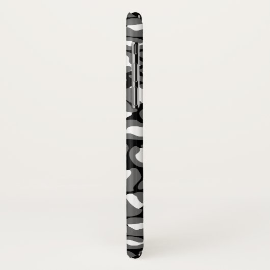 Leopard Print Pattern Jungle monochrom Case-Mate iPhone Hülle (Hinten/Links)