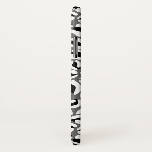 Leopard Print Pattern Jungle monochrom Case-Mate iPhone Hülle (Hinten/Rechts)