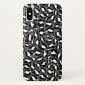 Leopard Print Pattern Jungle monochrom Case-Mate iPhone Hülle (Rückseite)