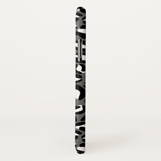 Leopard Print Pattern Jungle monochrom Case-Mate iPhone Hülle (Hinten/Rechts)