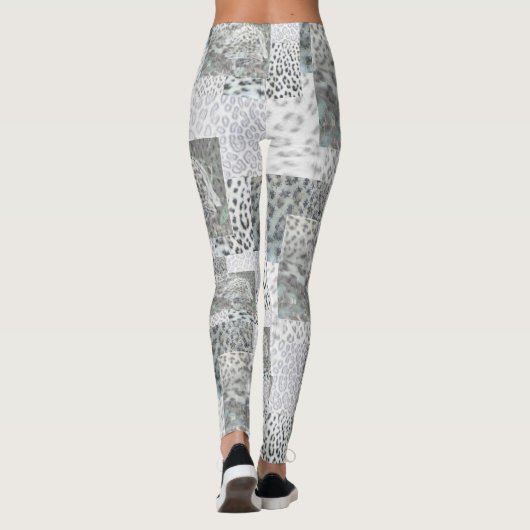 Leopard Print Pattern Legierung Leggings (Rückseite)