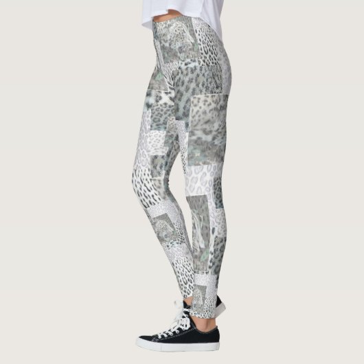 Leopard Print Pattern Legierung Leggings (Links)