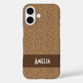 Leopard Print Pattern personalisieren Case-Mate iPhone Hülle (Rückseite)