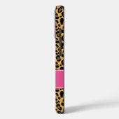 Leopard Print Pattern Pink Personalisiert Case-Mate iPhone Hülle (Rückseite / Links)