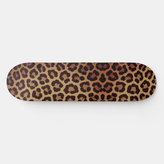 Leopard Print Pattern Skateboard (Horizontal)