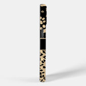 Leopard Print Paws Print Sepia Personalisiert Case-Mate iPhone Hülle (Rückseite / Rechts)