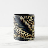 Leopard Print Personalisiert Coffee Tasse (Mittel)