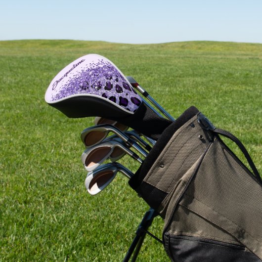Leopard Print Personalisiert Golf Head Cover Golf Headcover (In SItu)