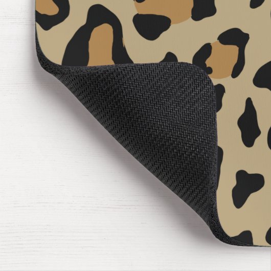 Leopard Print Personalisiert Mousepad (Ecke)