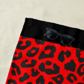 Leopard Print Personalisiert Strandtuch (Beispiel)