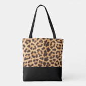 Leopard Print Personalisiert Totbeutel Tasche (Rückseite)
