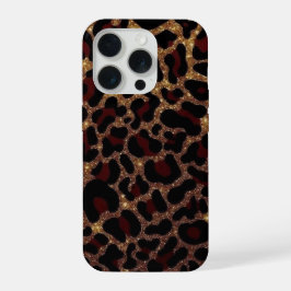 Leopard Print Phone Case iPhone 15 Pro Hülle