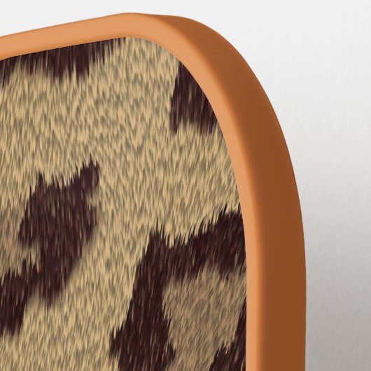 Leopard Print Pickleball Schläger (Linke Seite)