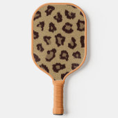 Leopard Print Pickleball Schläger (Rückseite)