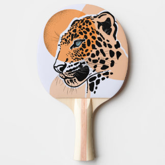 Leopard Print Ping Pong Paddle Tischtennis Schläger