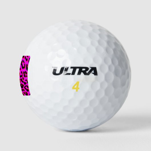 Leopard Print Pink Golfball (Logo)