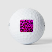 Leopard Print Pink Golfball (Vorderseite)